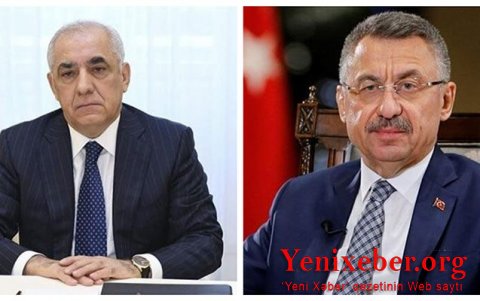 Əli Əsədov Türkiyənin Vitse-prezidentinə zəng edib