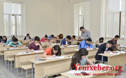 Bu gün ali məktəb və kolleclərə ərizə qəbulu başa çatır