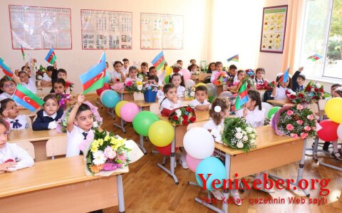 Avqustun 1-dən məktəblərin I sinif üzrə boş qalan yerlərinə prioritetsiz qəbul aparılacaq