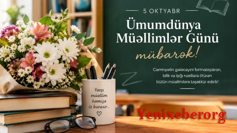 Bu gün Beynəlxalq Müəllimlər Günüdür